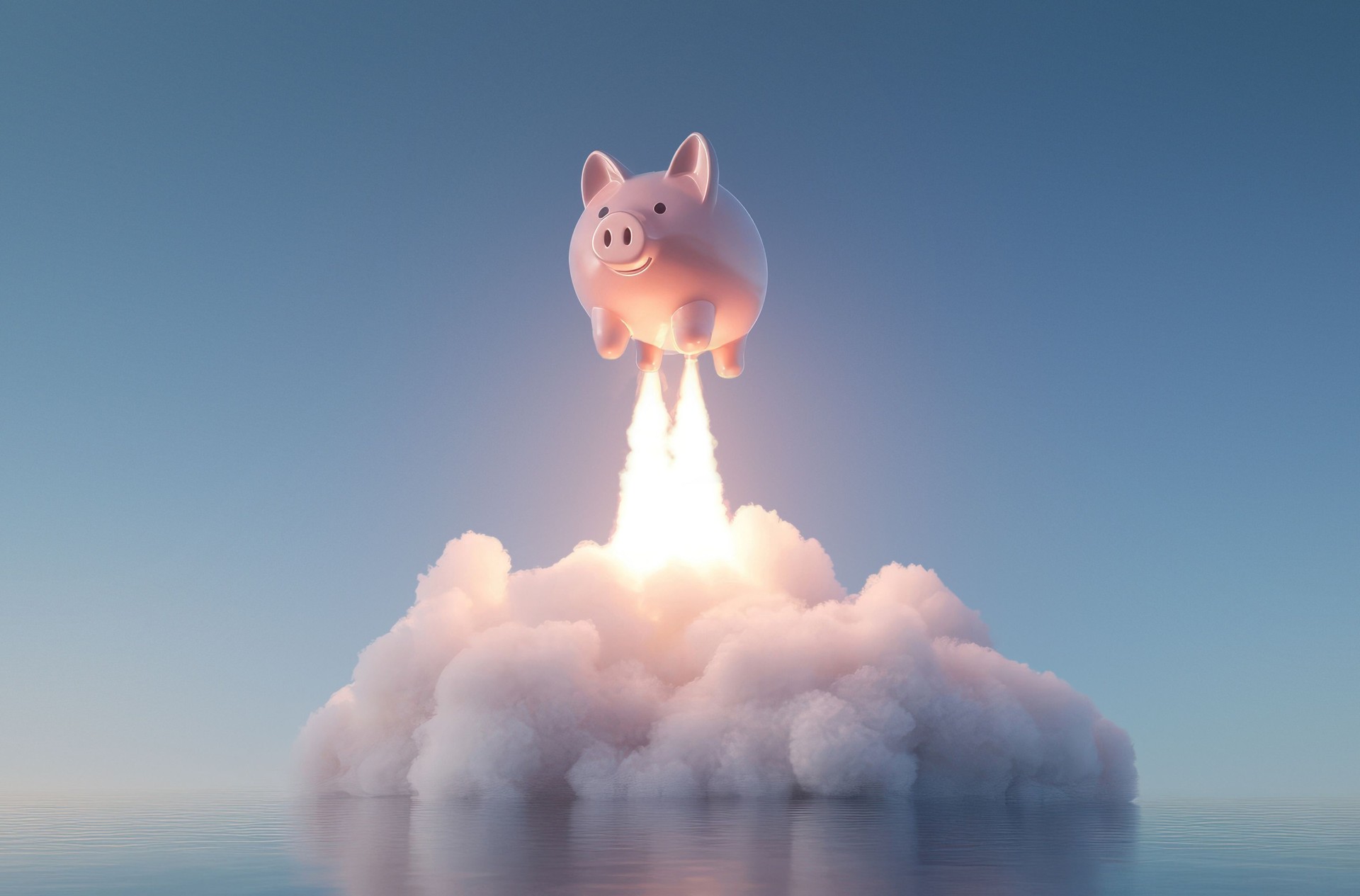 Rocket-Powered Savings: A Symbol of Financial Growth